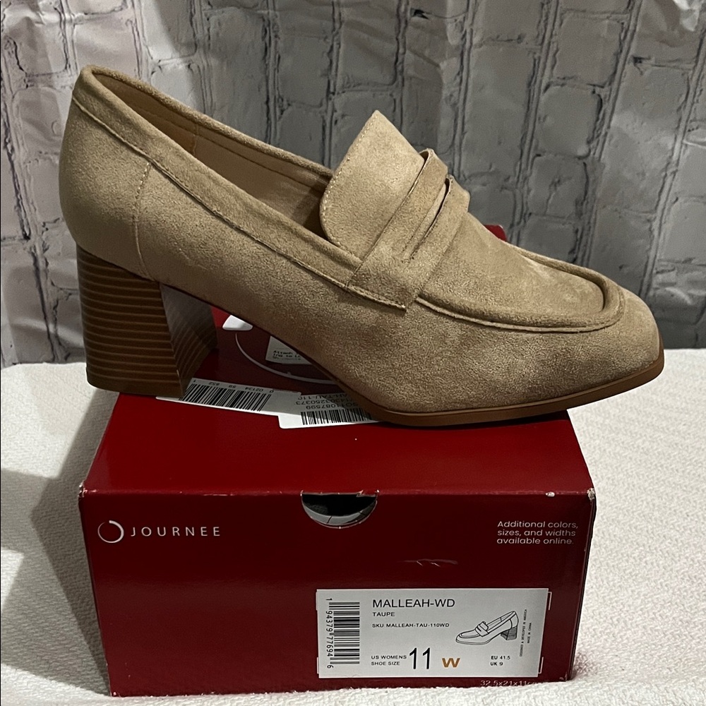 Journee Collection Taupe Loafers